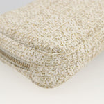 Chanel Deauville Curvy Cosmetic Pouch Tweed - image 11