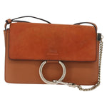 Chloe Faye Shoulder Bag Leather and Suede Small - image 16
