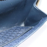 Christian Dior Vintage Chain Flap Shoulder Bag Diorissimo Canvas Medium - image 20