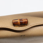 Gucci Vintage Convertible Bamboo Box Crossbody Bag Leather Small - image 19