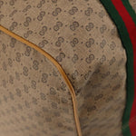 Gucci Web Trim Weekend Duffle Bag GG Coated Canvas Medium - image 12