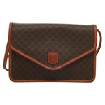 Celine Vintage Macadam Shoulder Bag Canvas and Leather - image 19