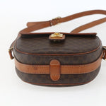 Celine Vintage Macadam Shoulder Bag Canvas and Leather - image 14