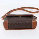 Celine Vintage Macadam Shoulder Bag Canvas and Leather - image 14