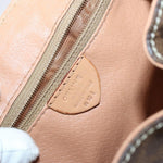 Celine Vintage Drawstring Flap Backpack Macadam Coated Canvas - image 6