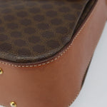 Celine Vintage Convertible Top Handle Bag Macadam Coated Canvas Medium - image 9