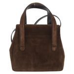 Salvatore Ferragamo Gancini handbag Suede - image 2