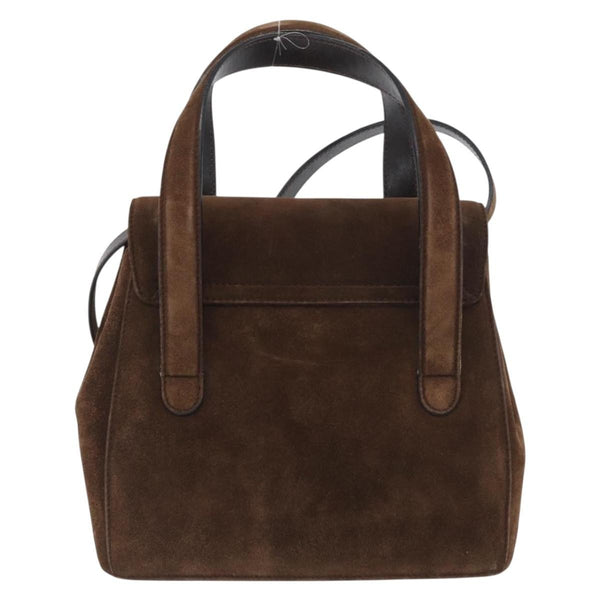Salvatore Ferragamo Gancini handbag Suede
