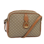 Celine Vintage Macadam Shoulder Bag Canvas and Leather - image 1
