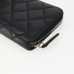 Chanel Zip Around Organizer Wallet Quilted Lambskin Large - image 10
