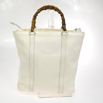 Gucci Convertible Bamboo Zip Tote Nylon - image 2