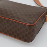Celine Vintage Macadam Shoulder Bag Canvas and Leather - image 11