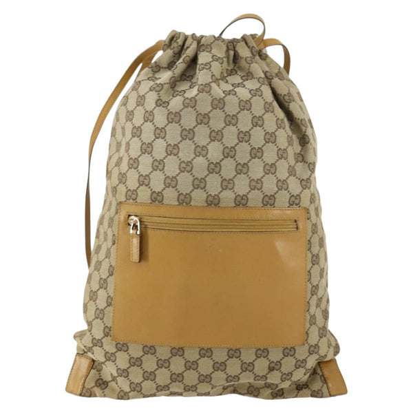 Gucci Drawstring Backpack GG Canvas Medium - image 1