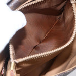 Celine Vintage Macadam Shoulder Bag Canvas and Leather - image 17