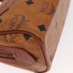 MCM Visetos Handbag Canvas and Leather - image 10