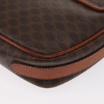 Celine Vintage Macadam Shoulder Bag Canvas and Leather - image 12