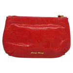 Miu Miu Zip Wristlet Pouch Leather - image 2