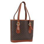 Celine Vintage Macadam Handbag Canvas and Leather - image 18