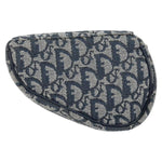 Christian Dior Vintage Saddle Coin Purse Diorissimo Canvas - image 2