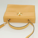 Celine Vintage Convertible Turnlock Top Handle Bag Leather Medium - image 8