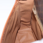 Celine Vintage Macadam Circle Logo Shoulder Bag Canvas and Leather - image 20