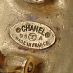 Chanel Vintage CC Round Clip-On Earrings Metal Small - image 6