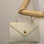Bally Vintage Handbag Quilted Leather - image 15