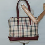 Burberry Nova Check Tote Canvas and Leather - image 13