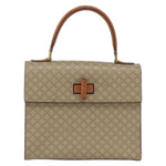 Celine Vintage Macadam Handbag Canvas and Leather - image 1