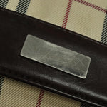 Burberry Vintage Flap Crossbody Bag Haymarket Canvas - image 16