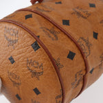 MCM Visetos Shoulder bag Canvas and Leather - image 8