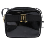 Salvatore Ferragamo Vara Bow camera Shoulder Bag Patent Leather - image 20