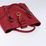 Salvatore Ferragamo Gancini handbag Leather - image 15