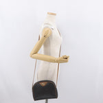 Christian Dior Vintage Honeycomb Shoulder Bag Canvas and Leather - image 13