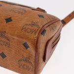 MCM Visetos Handbag Canvas and Leather - image 9