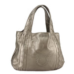 Salvatore Ferragamo Gancini handbag Leather - image 15