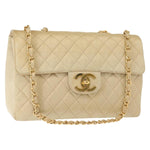 Chanel Vintage Classic Single Flap Bag Silk - image 1
