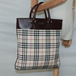Burberry Nova Check Tote Nylon - image 12