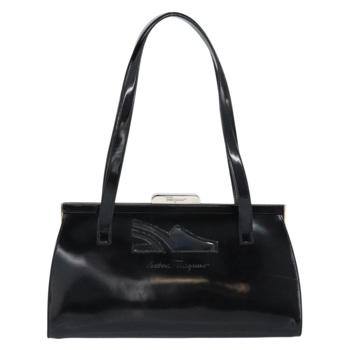 Salvatore Ferragamo Vintage Tote bag Patent Leather - image 1