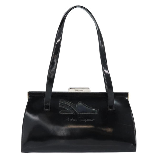 Salvatore Ferragamo Vintage Tote bag Patent Leather - image 1