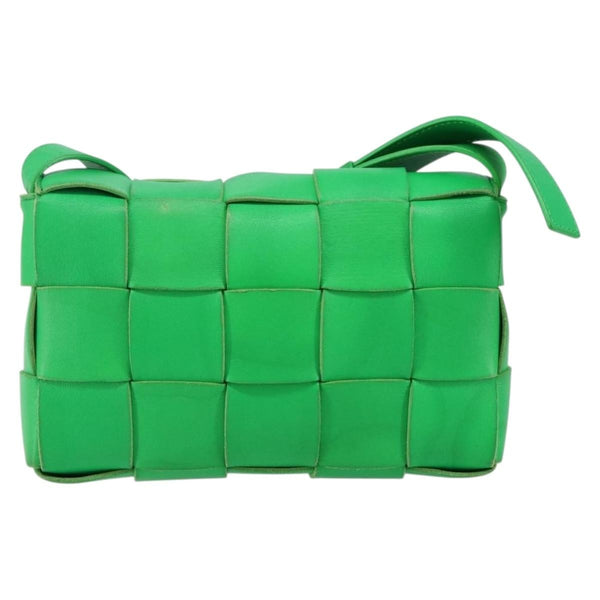 Bottega Veneta Cassette Crossbody Bag Maxi Intrecciato Leather Small
