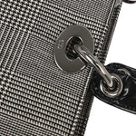 Christian Dior Vintage Lady Dior Bag Houndstooth Canvas Medium - image 9