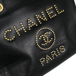 Chanel Deauville Tote Studded Caviar Medium - image 10