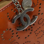 Chanel CC No.5 Shopping Tote Perforated Patent Medium - image 13