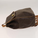 Celine Vintage Drawstring Flap Backpack Macadam Coated Canvas - image 4
