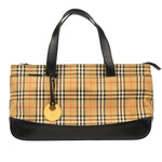Burberry Nova Check Tote Nylon and Leather - image 1