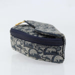 Christian Dior Vintage Saddle Coin Purse Diorissimo Canvas - image 3