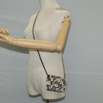 Chanel Flap Card Holder on Chain Quilted Printed Canvas - image 15