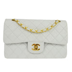 Chanel Vintage Classic Double Flap Bag Quilted Lambskin Medium - image 1