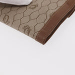 Christian Dior Vintage Honeycomb Flap Wallet Coated Canvas Long - image 10